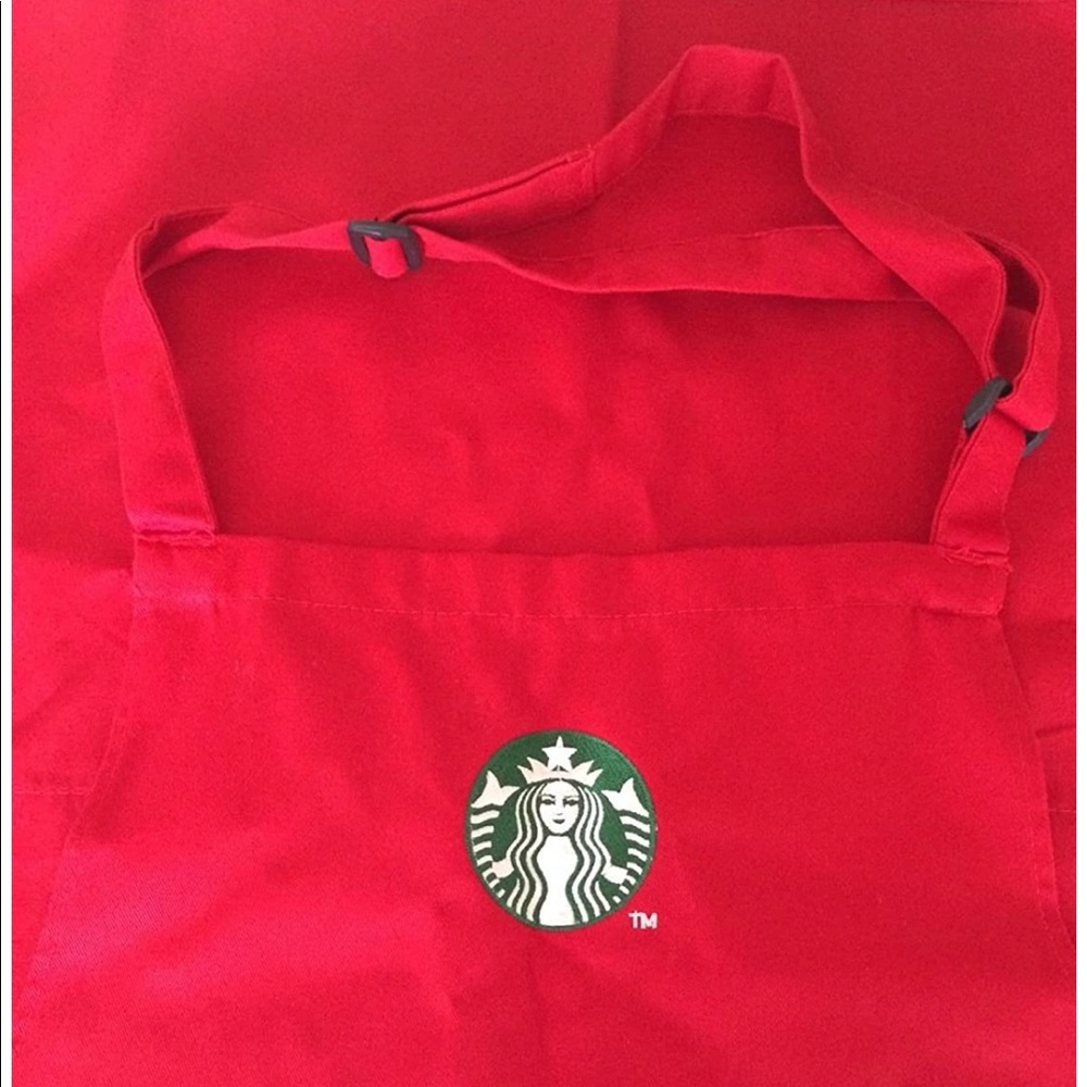 RARE Starbucks Barista Red Apron 2020 - Brand New!